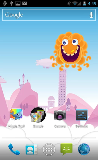 Bildschirm screenshot Walreise für Handys und Tablets.