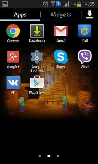 Bildschirm screenshot Zombiemine für Handys und Tablets.