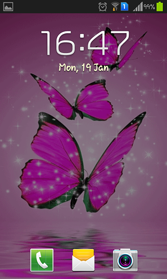 Pinker Schmetterling