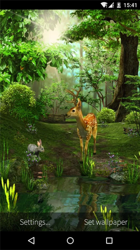 Hirsch und Natur 3D 