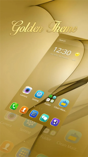 Gold Thema für Samsung Galaxy S8 Plus 