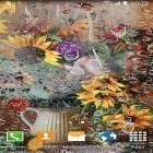 Neben Live Wallpapern für Android Abstrakter Vortex kannst du die apk des Hintergrunds Herbstblume  gratis herunterladen.