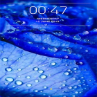 Neben Live Wallpapern für Android Winterschnee  kannst du die apk des Hintergrunds Blau  gratis herunterladen.
