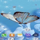 Neben Live Wallpapern für Android Schöner Herbst  kannst du die apk des Hintergrunds Schmetterling  gratis herunterladen.