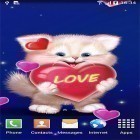 Lade Niedliche Katze  für Android und andere kostenlose Huawei Ascend Y220 Live Wallpaper herunter.