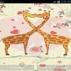 Neben Live Wallpapern für Android Hirsch und Natur 3D  kannst du die apk des Hintergrunds Süße Liebe  gratis herunterladen.