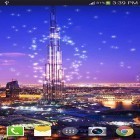 Neben Live Wallpapern für Android Kristall 3D kannst du die apk des Hintergrunds Dubai Nacht  gratis herunterladen.