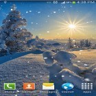 Neben Live Wallpapern für Android Halbmond: Traum kannst du die apk des Hintergrunds Schneefall  gratis herunterladen.