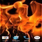 Neben Live Wallpapern für Android Erstaunliche Stadt kannst du die apk des Hintergrunds Feuer  gratis herunterladen.