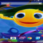 Neben Live Wallpapern für Android Pink  kannst du die apk des Hintergrunds Lustiger Kleiner Fisch  gratis herunterladen.