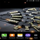 Neben Live Wallpapern für Android Tornado 3D HD kannst du die apk des Hintergrunds Gewehre  gratis herunterladen.
