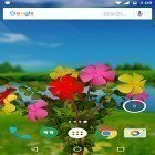 Neben Live Wallpapern für Android Sommerliche Gänseblümchen kannst du die apk des Hintergrunds Hibiskus 3D  gratis herunterladen.