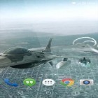 Neben Live Wallpapern für Android Delphin-Geräusche kannst du die apk des Hintergrunds Jet-Flug  gratis herunterladen.