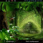 Neben Live Wallpapern für Android Pendulum Uhr kannst du die apk des Hintergrunds Dschungel  gratis herunterladen.