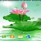 Neben Live Wallpapern für Android Neon Pentagon 3D  kannst du die apk des Hintergrunds Lotus  gratis herunterladen.