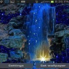 Neben Live Wallpapern für Android Vibranter Jesus kannst du die apk des Hintergrunds Magischer Blauer Wasserfall  gratis herunterladen.