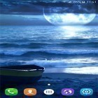 Neben Live Wallpapern für Android Magischer Wasserfall kannst du die apk des Hintergrunds Mitternachts-Ozean  gratis herunterladen.
