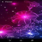 Neben Live Wallpapern für Android Fidget Spinner  kannst du die apk des Hintergrunds Neonblume  gratis herunterladen.