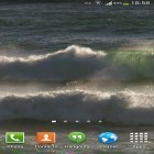 Neben Live Wallpapern für Android Schwarze Uhr  kannst du die apk des Hintergrunds Ozeanwellen  gratis herunterladen.