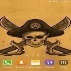 Neben Live Wallpapern für Android Schöner Herbst  kannst du die apk des Hintergrunds Piratenflagge  gratis herunterladen.