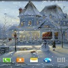 Neben Live Wallpapern für Android Wolf kannst du die apk des Hintergrunds Schneefall  gratis herunterladen.
