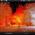 Neben Live Wallpapern für Android Magischer Pilz  kannst du die apk des Hintergrunds Schneefall  gratis herunterladen.