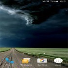 Neben Live Wallpapern für Android Zombies kannst du die apk des Hintergrunds Tornado  gratis herunterladen.