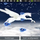 Neben Live Wallpapern für Android Windmühle und Teich kannst du die apk des Hintergrunds Einhorn  gratis herunterladen.