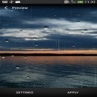 Neben Live Wallpapern für Android Sonnenuntergang  kannst du die apk des Hintergrunds Wassertropfen  gratis herunterladen.
