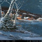 Neben Live Wallpapern für Android Frisches Wasser kannst du die apk des Hintergrunds Winterschnee  gratis herunterladen.