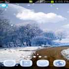 Neben Live Wallpapern für Android Pink  kannst du die apk des Hintergrunds Schneefall im Winter  gratis herunterladen.