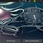 Neben Live Wallpapern für Android Gewitter 3D  kannst du die apk des Hintergrunds Schwarze Uhr gratis herunterladen.