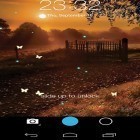 Neben Live Wallpapern für Android Wolfgeist  kannst du die apk des Hintergrunds Schmetterling Lockscreen gratis herunterladen.
