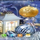 Neben Live Wallpapern für Android Gefrorenes Glas kannst du die apk des Hintergrunds Weihnachtskugeln gratis herunterladen.