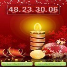 Neben Live Wallpapern für Android Pinker Lotus kannst du die apk des Hintergrunds Weihnachten: Countdown gratis herunterladen.