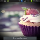 Neben Live Wallpapern für Android Sußes Kätzchen kannst du die apk des Hintergrunds Cupcakes gratis herunterladen.