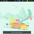 Neben Live Wallpapern für Android Fluss kannst du die apk des Hintergrunds Niedliche Monster gratis herunterladen.