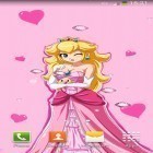 Neben Live Wallpapern für Android Lila Blumen kannst du die apk des Hintergrunds Niedliche Prinzessin gratis herunterladen.
