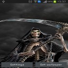 Neben Live Wallpapern für Android Zahnräder 3D kannst du die apk des Hintergrunds Dunkler Tod gratis herunterladen.