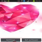 Neben Live Wallpapern für Android Berge HD  kannst du die apk des Hintergrunds Diamantherzen gratis herunterladen.