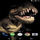 Neben Live Wallpapern für Android Schwäne  kannst du die apk des Hintergrunds Dino T-Rex 3D gratis herunterladen.