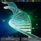 Neben Live Wallpapern für Android Neonblumen  kannst du die apk des Hintergrunds DNA gratis herunterladen.