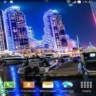 Neben Live Wallpapern für Android  kannst du die apk des Hintergrunds Dubai Nacht gratis herunterladen.