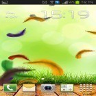 Neben Live Wallpapern für Android Schmetterlinge  kannst du die apk des Hintergrunds Feder gratis herunterladen.
