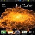 Neben Live Wallpapern für Android Gold kannst du die apk des Hintergrunds Explosion der Flammen gratis herunterladen.