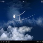 Neben Live Wallpapern für Android Magische Tropfen kannst du die apk des Hintergrunds Flug im Himmel 3D gratis herunterladen.