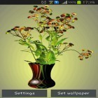 Neben Live Wallpapern für Android Elektrisches Mandala kannst du die apk des Hintergrunds Blumen gratis herunterladen.