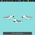 Neben Live Wallpapern für Android Winter: Schnee kannst du die apk des Hintergrunds Lustiges Zebra gratis herunterladen.