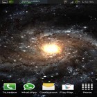 Neben Live Wallpapern für Android Schwarze Technologie  kannst du die apk des Hintergrunds Kern der Galaxie gratis herunterladen.
