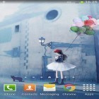 Neben Live Wallpapern für Android Slideshow 5000 Pro kannst du die apk des Hintergrunds Mädchen und ein Regentag gratis herunterladen.
